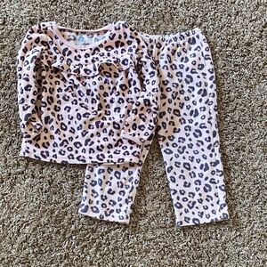 Carter's Pink Leopard Pajama Set